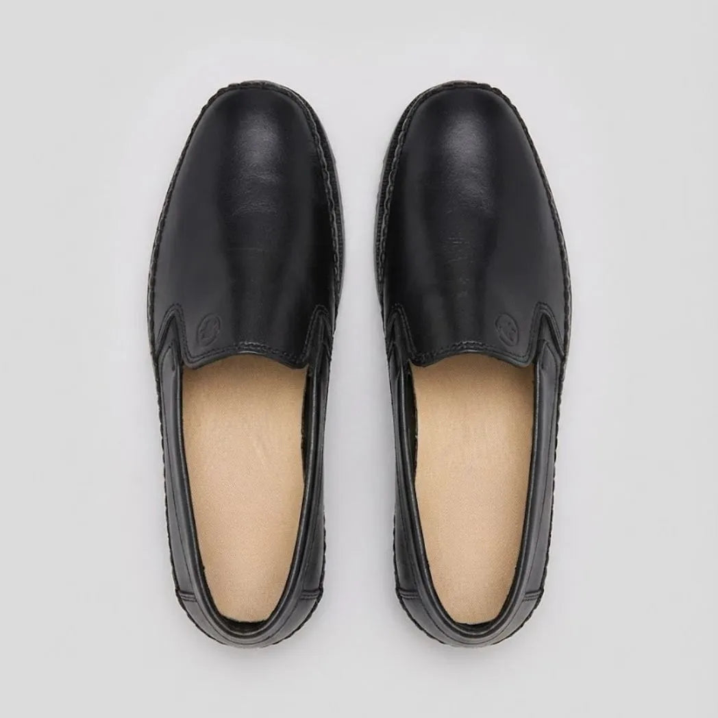 Mocassim Casual Dakota Rust Preto: vista superior do modelo.