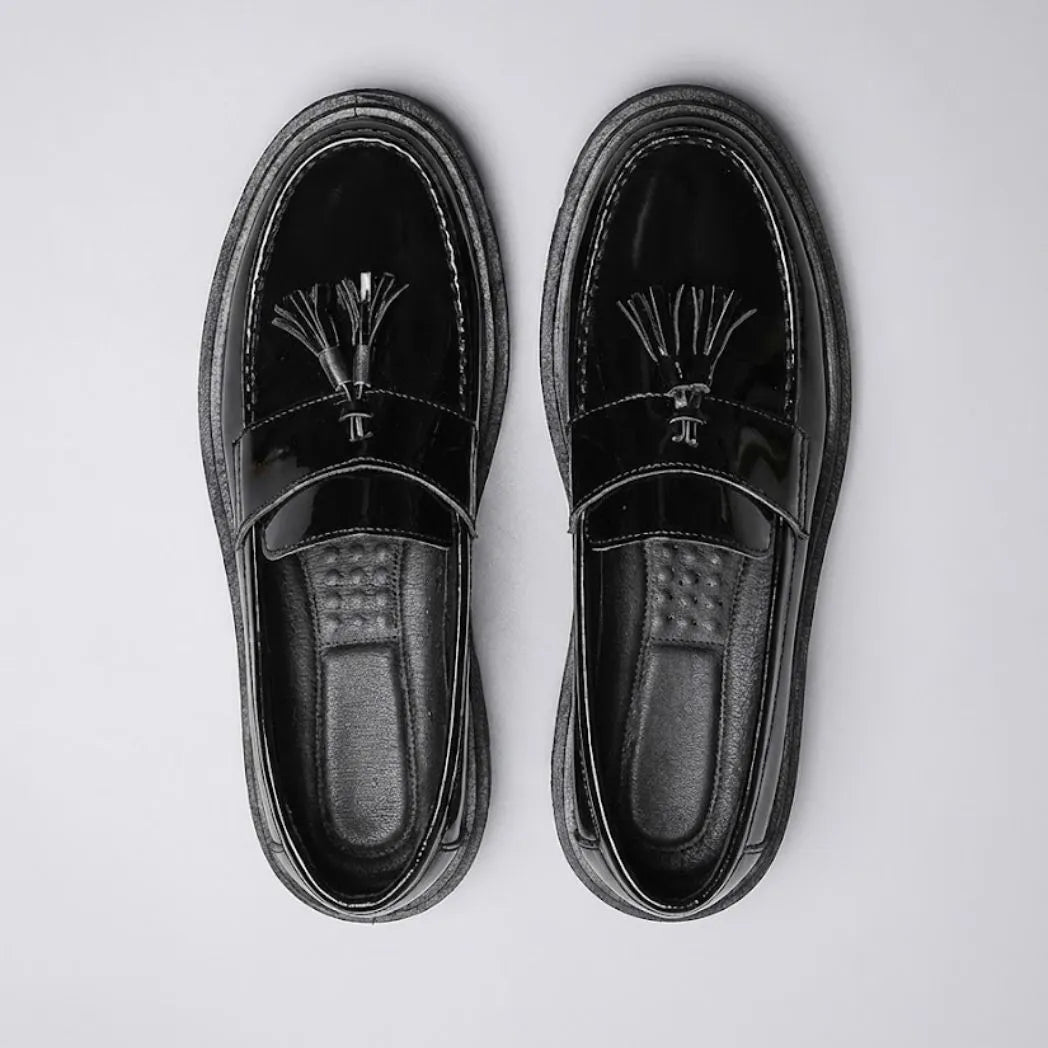 Mocassim Obsidian de Couro: vista superior do modelo.
