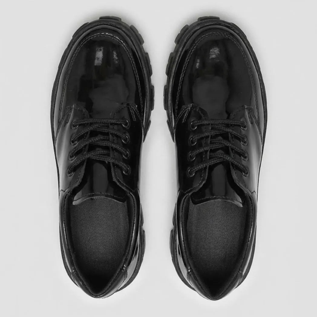 Mocassim Vanguard Tratorado Preto: vista superior do modelo.